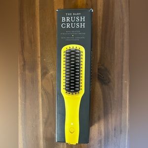 DryBar The Brush Crush Mini Heated Straightening Hair Brush - Color Yellow